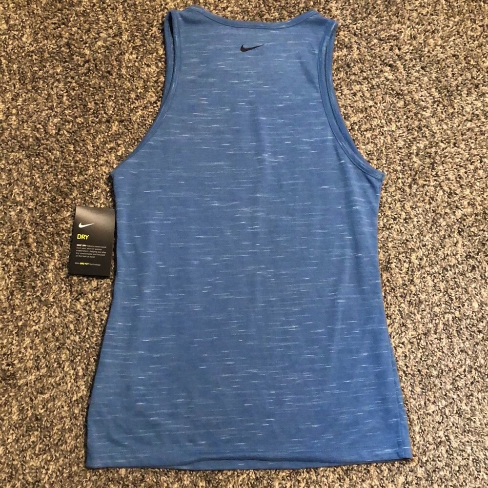 NWT Blue Nike Dry Tank Top - Picture 4 of 5